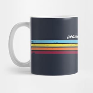 Peace Love Bald Eagle Mug